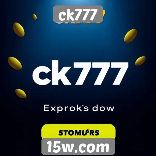 promoções e bônus atraentes no ck777